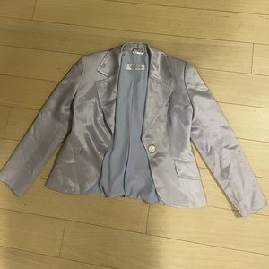 Shiny lavender blazer
